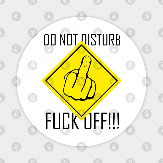 Do Not Disturb Magnet by CrawfordFlemingDesigns